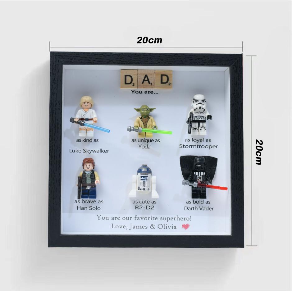 Personalised Star Wars Gifts, Personalised Box Frames, Personalised Birthday Gifts, Gifts for Dad, Gifts for Daddy, Gifts for Son, Valentine