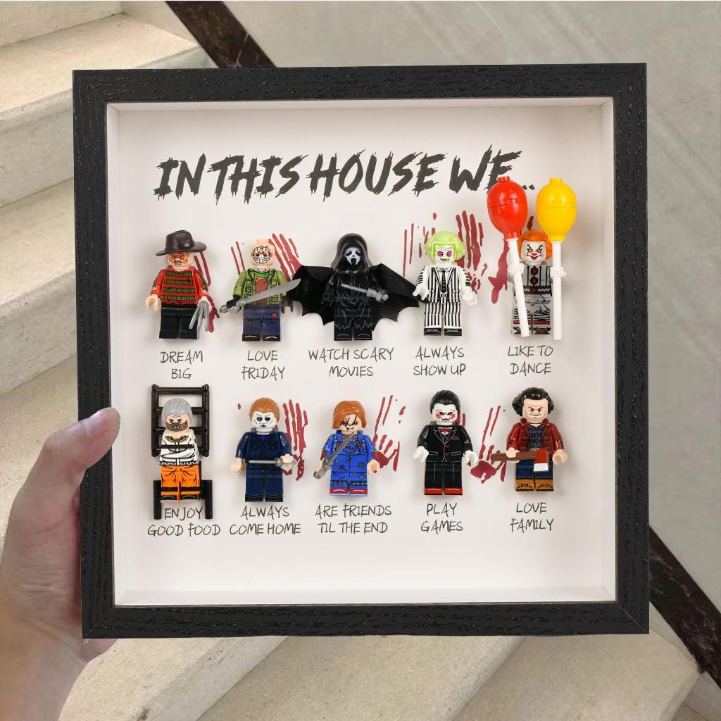 In This House We… Horror Gift Frame | Halloween Scary Movie Personalised Gift 10