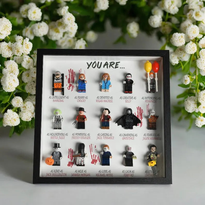 In this home, we have... Horror Gift Frame | Personalized Gift for a Scary Halloween Movie15