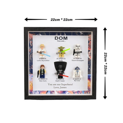 Personalised Star Wars Gifts, Personalised Box Frames, Personalised Birthday Gifts, Gifts for Dad, Gifts for Daddy, Gifts for Son, Valentine