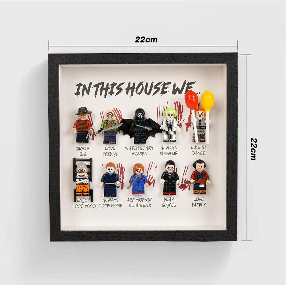 In This House We… Horror Gift Frame | Halloween Scary Movie Personalised Gift 10