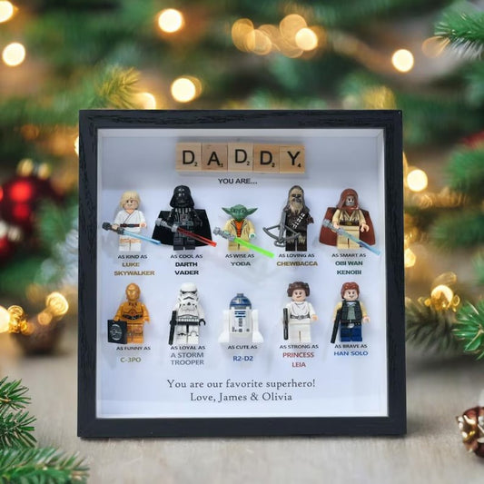 Personalised Star Wars Gifts, Personalised Box Frames, Personalised Birthday Gifts, Gifts for Dad, Gifts for Daddy, Gifts for Son, Valentine