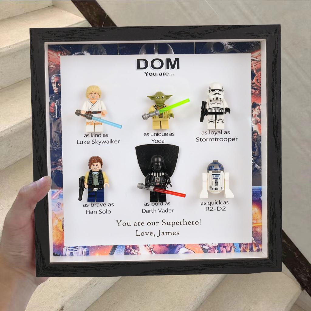 Personalised Star Wars Gifts, Personalised Box Frames, Personalised Birthday Gifts, Gifts for Dad, Gifts for Daddy, Gifts for Son, Valentine