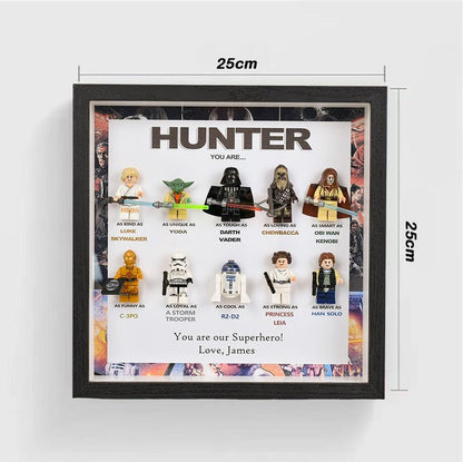 Personalised Star Wars Gifts, Personalised Box Frames, Personalised Birthday Gifts, Gifts for Dad, Gifts for Daddy, Gifts for Son, Valentine