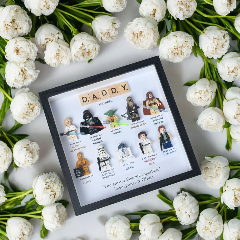 Personalised Star Wars Gifts, Personalised Box Frames, Personalised Birthday Gifts, Gifts for Dad, Gifts for Daddy, Gifts for Son, Valentine