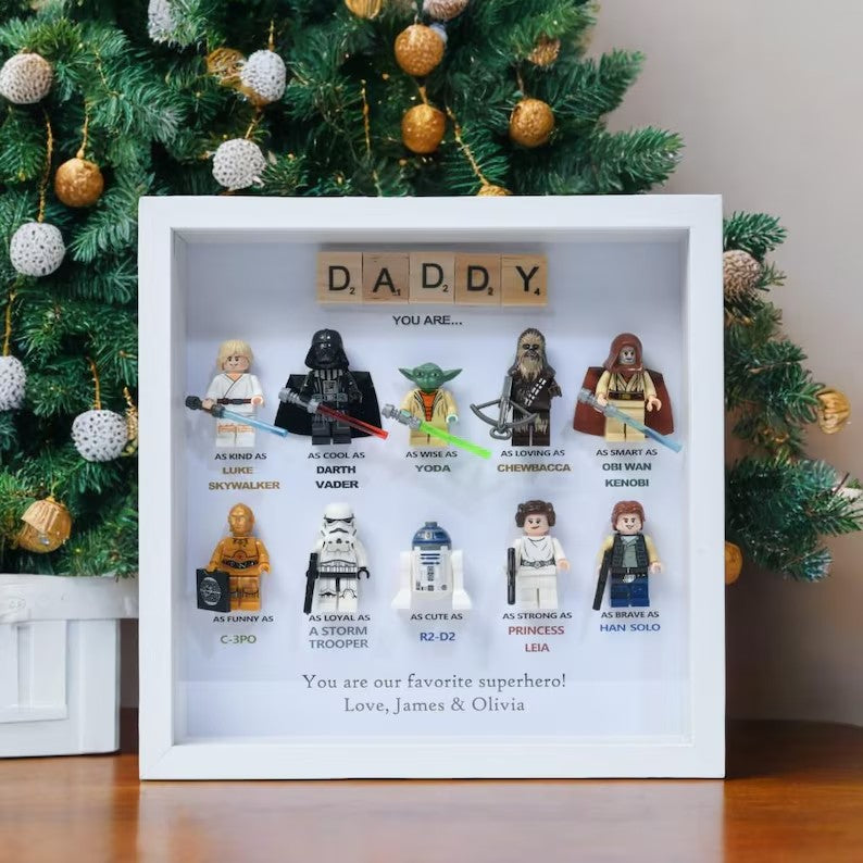 Personalised Star Wars Gifts, Personalised Box Frames, Personalised Birthday Gifts, Gifts for Dad, Gifts for Daddy, Gifts for Son, Valentine
