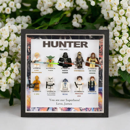 Personalised Star Wars Gifts, Personalised Box Frames, Personalised Birthday Gifts, Gifts for Dad, Gifts for Daddy, Gifts for Son, Valentine