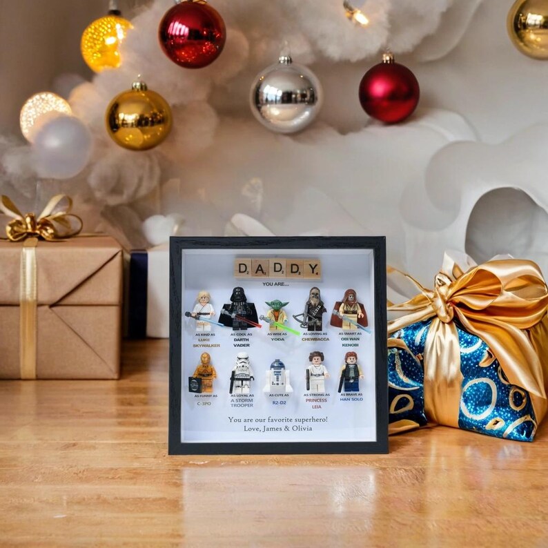 Personalised Star Wars Gifts, Personalised Box Frames, Personalised Birthday Gifts, Gifts for Dad, Gifts for Daddy, Gifts for Son, Valentine