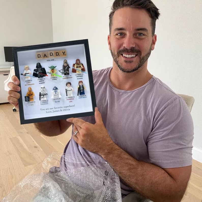 Personalised Star Wars Gifts, Personalised Box Frames, Personalised Birthday Gifts, Gifts for Dad, Gifts for Daddy, Gifts for Son, Valentine
