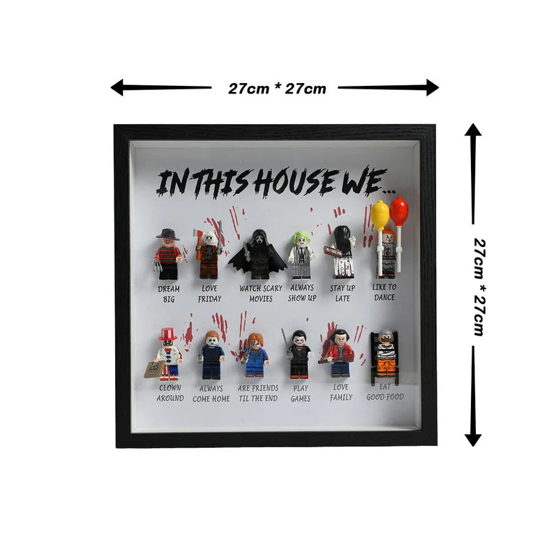 In this home, we have... Horror Gift Frame | Personalized Gift for a Scary Halloween Movie12