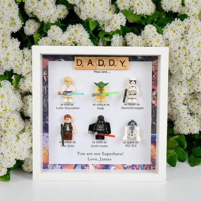 Personalised Star Wars Gifts, Personalised Box Frames, Personalised Birthday Gifts, Gifts for Dad, Gifts for Daddy, Gifts for Son, Valentine