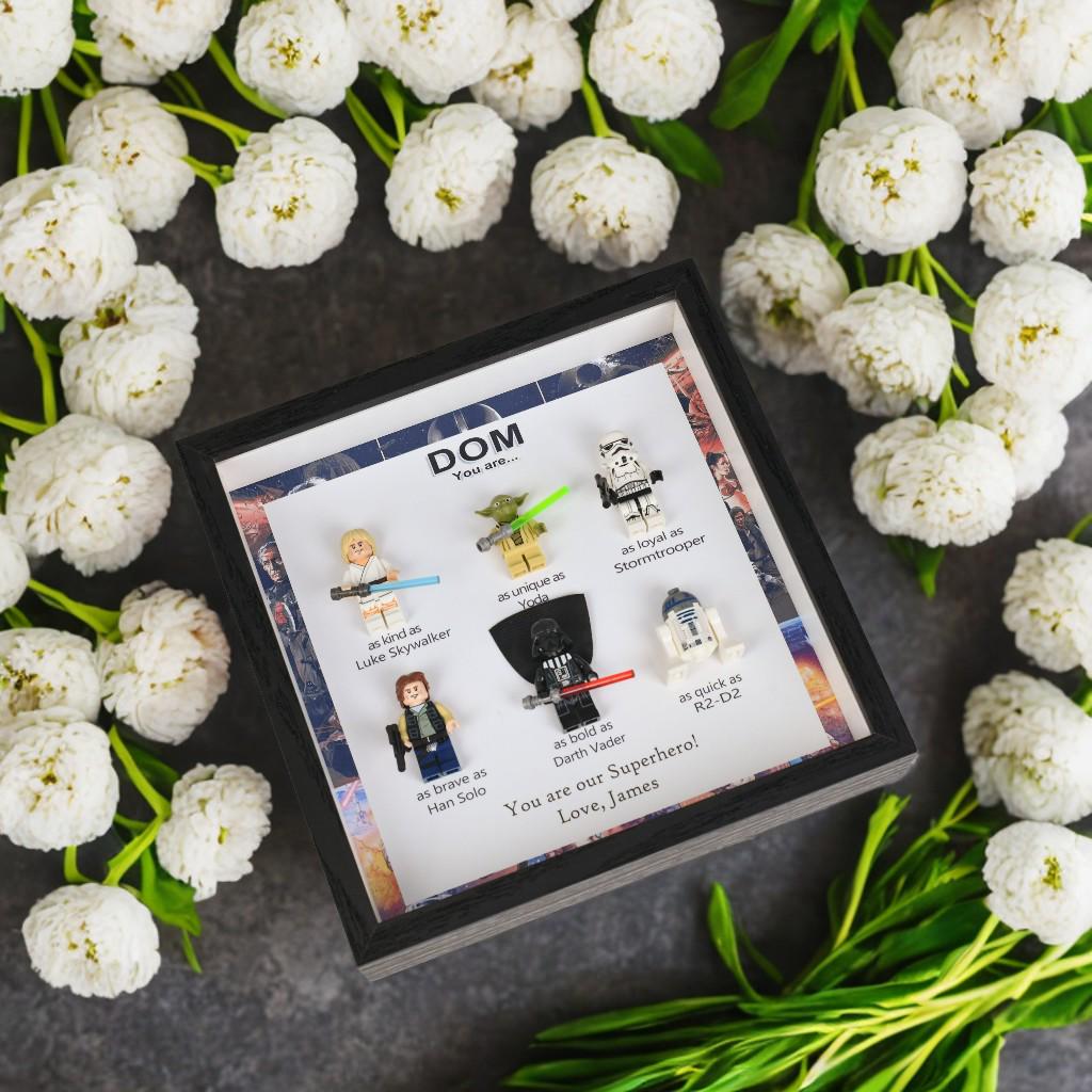 Personalised Star Wars Gifts, Personalised Box Frames, Personalised Birthday Gifts, Gifts for Dad, Gifts for Daddy, Gifts for Son, Valentine