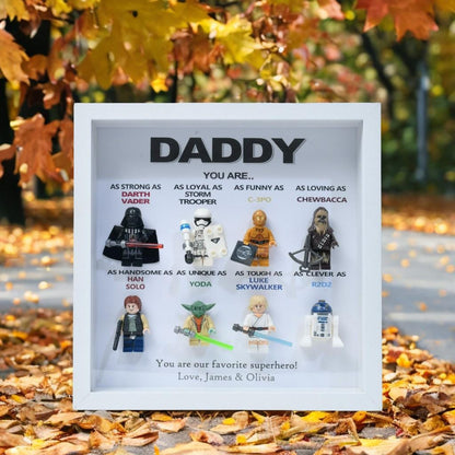 Personalised Star Wars Gifts, Personalised Box Frames, Personalised Birthday Gifts, Gifts for Dad, Gifts for Daddy, Gifts for Son, Valentine