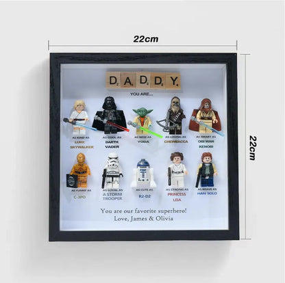 Personalised Star Wars Gifts, Personalised Box Frames, Personalised Birthday Gifts, Gifts for Dad, Gifts for Daddy, Gifts for Son, Valentine