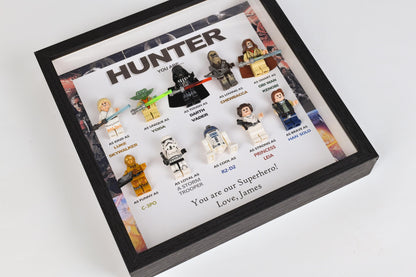 Personalised Star Wars Gifts, Personalised Box Frames, Personalised Birthday Gifts, Gifts for Dad, Gifts for Daddy, Gifts for Son, Valentine