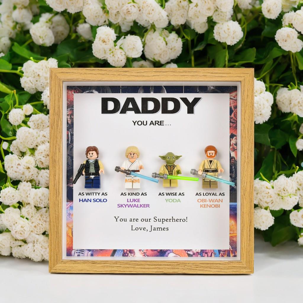 Personalized Star Wars Gifts, Personalised Box Frames, Personalised Birthday Gifts, Gifts for Dad, Gifts for Daddy, Gifts for Son, Valentine
