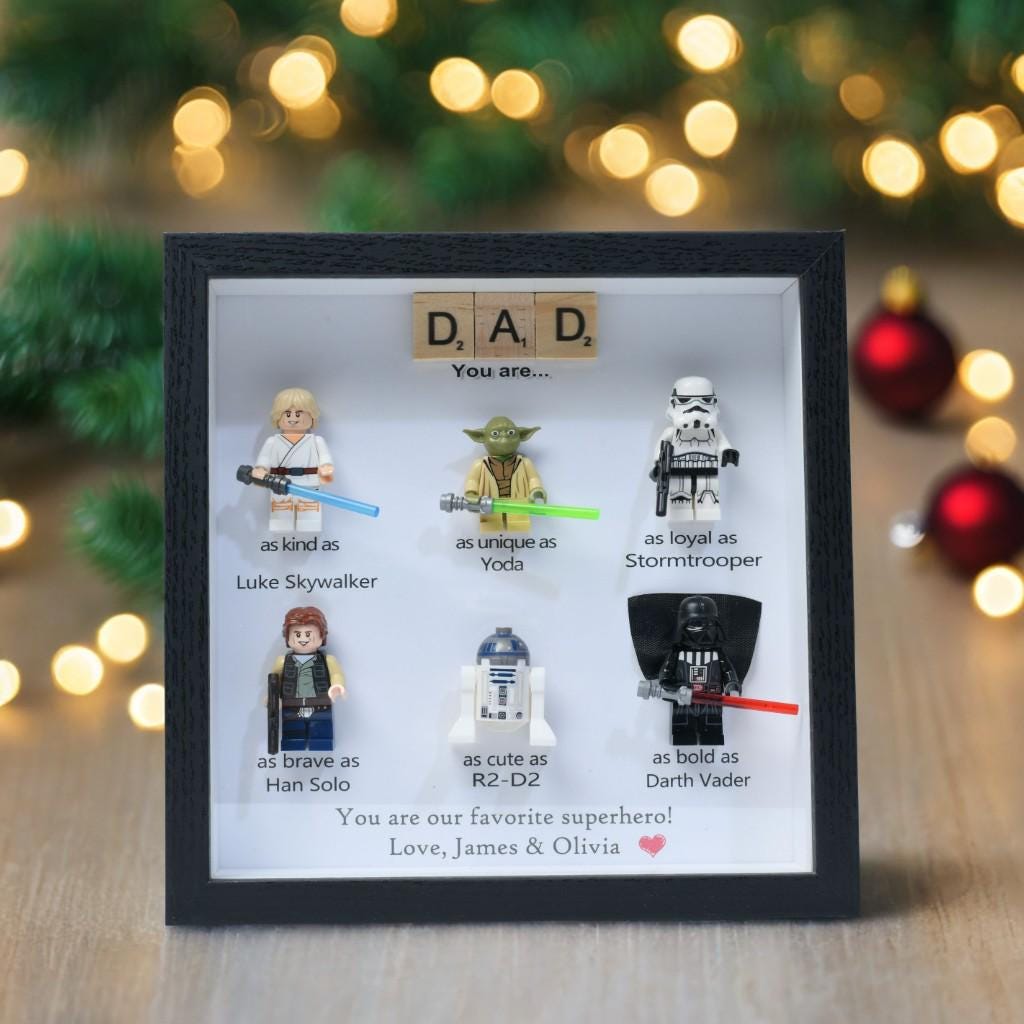Personalised Star Wars Gifts, Personalised Box Frames, Personalised Birthday Gifts, Gifts for Dad, Gifts for Daddy, Gifts for Son, Valentine