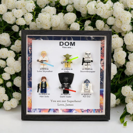 Personalised Star Wars Gifts, Personalised Box Frames, Personalised Birthday Gifts, Gifts for Dad, Gifts for Daddy, Gifts for Son, Valentine