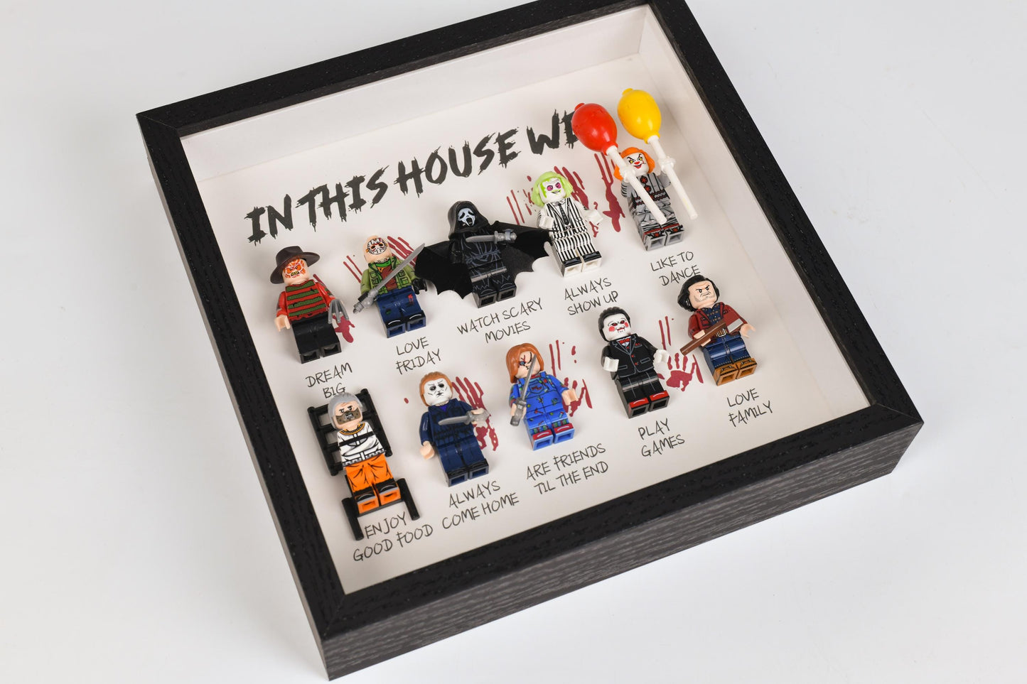 In This House We… Horror Gift Frame | Halloween Scary Movie Personalised Gift 10