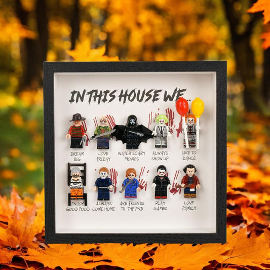 In This House We… Horror Gift Frame | Halloween Scary Movie Personalised Gift 10