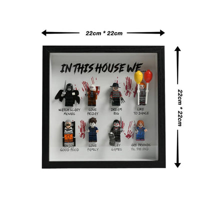 In this home, we have... Handmade Horror Gift Frame | Personalized Gift for a Scary Halloween Movie8