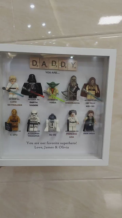 Personalised Star Wars Gifts, Personalised Box Frames, Personalised Birthday Gifts, Gifts for Dad, Gifts for Daddy, Gifts for Son, Valentine